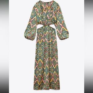 Zara open side dress